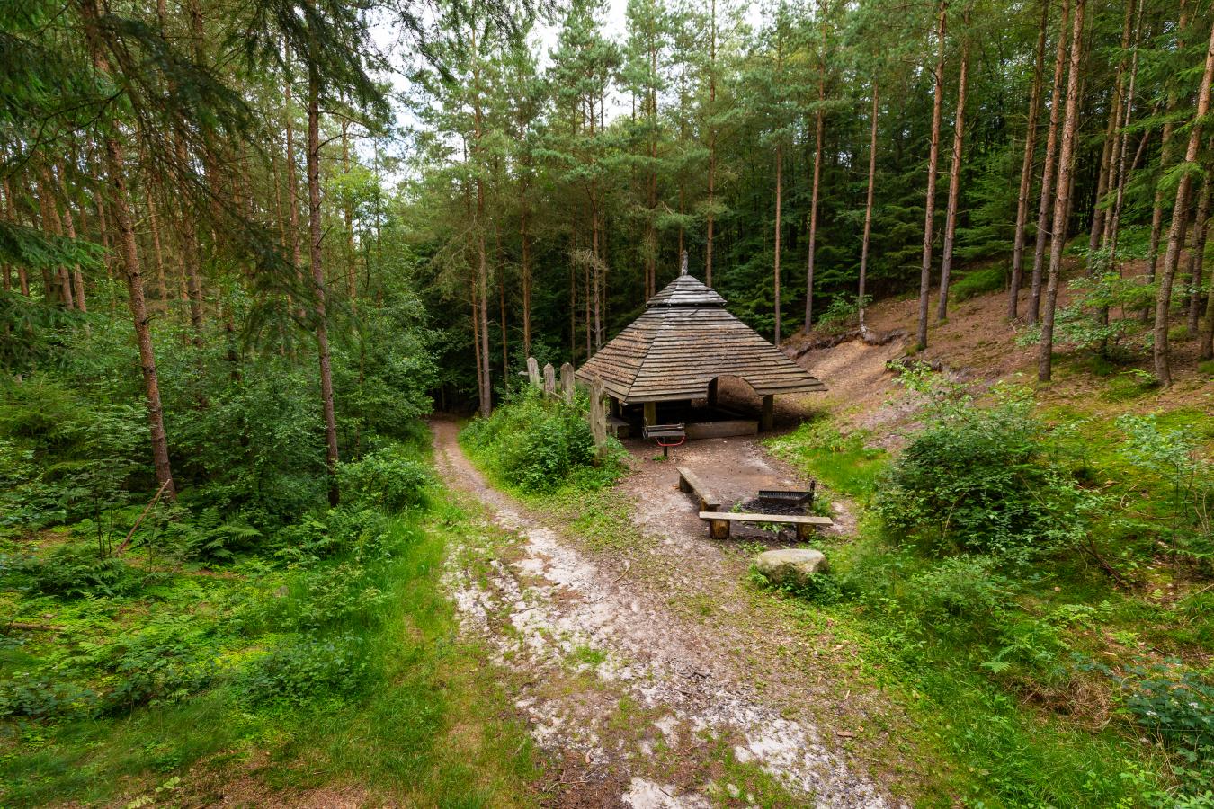 Bålplads bålhytte Vælderskov Gården