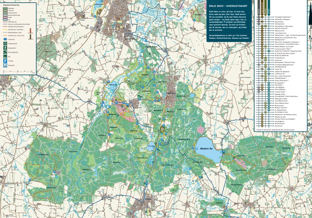 Rold skov oversigtskort