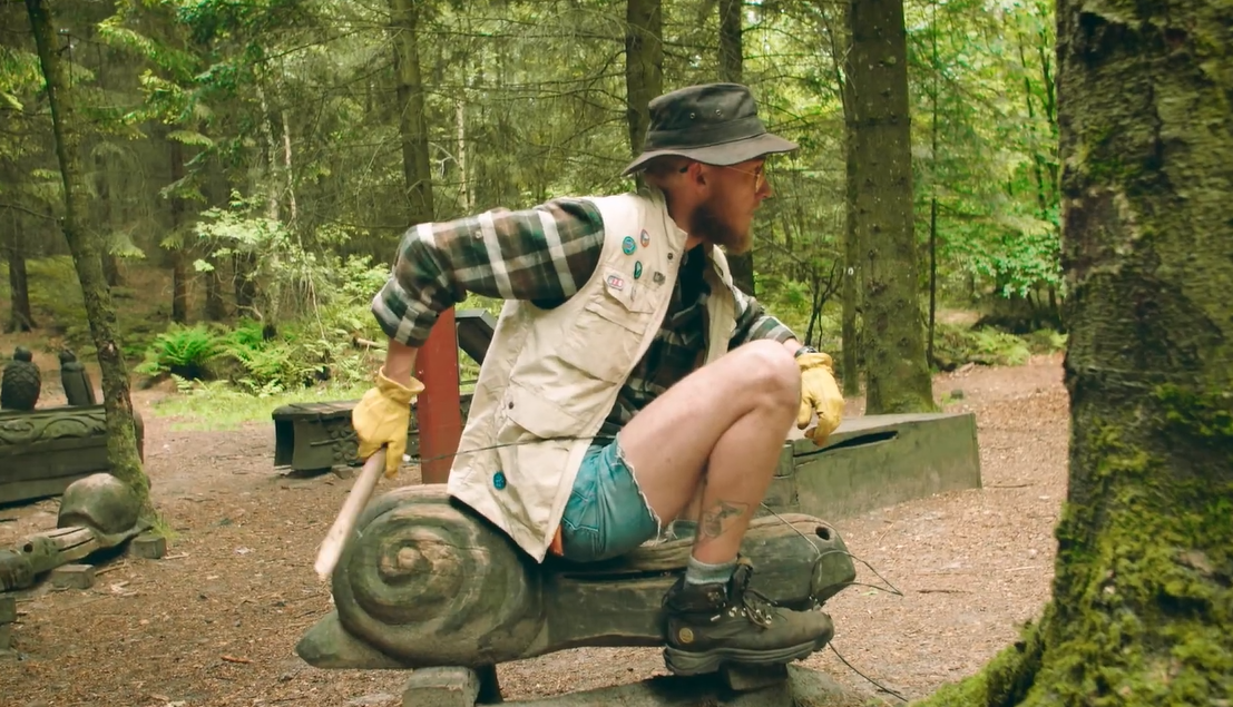 John Birk på Røverknolden