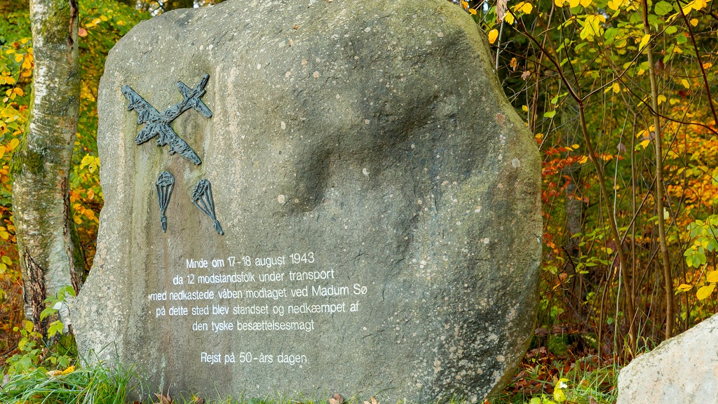 mindesten, madum sø, modstandsgruppe,