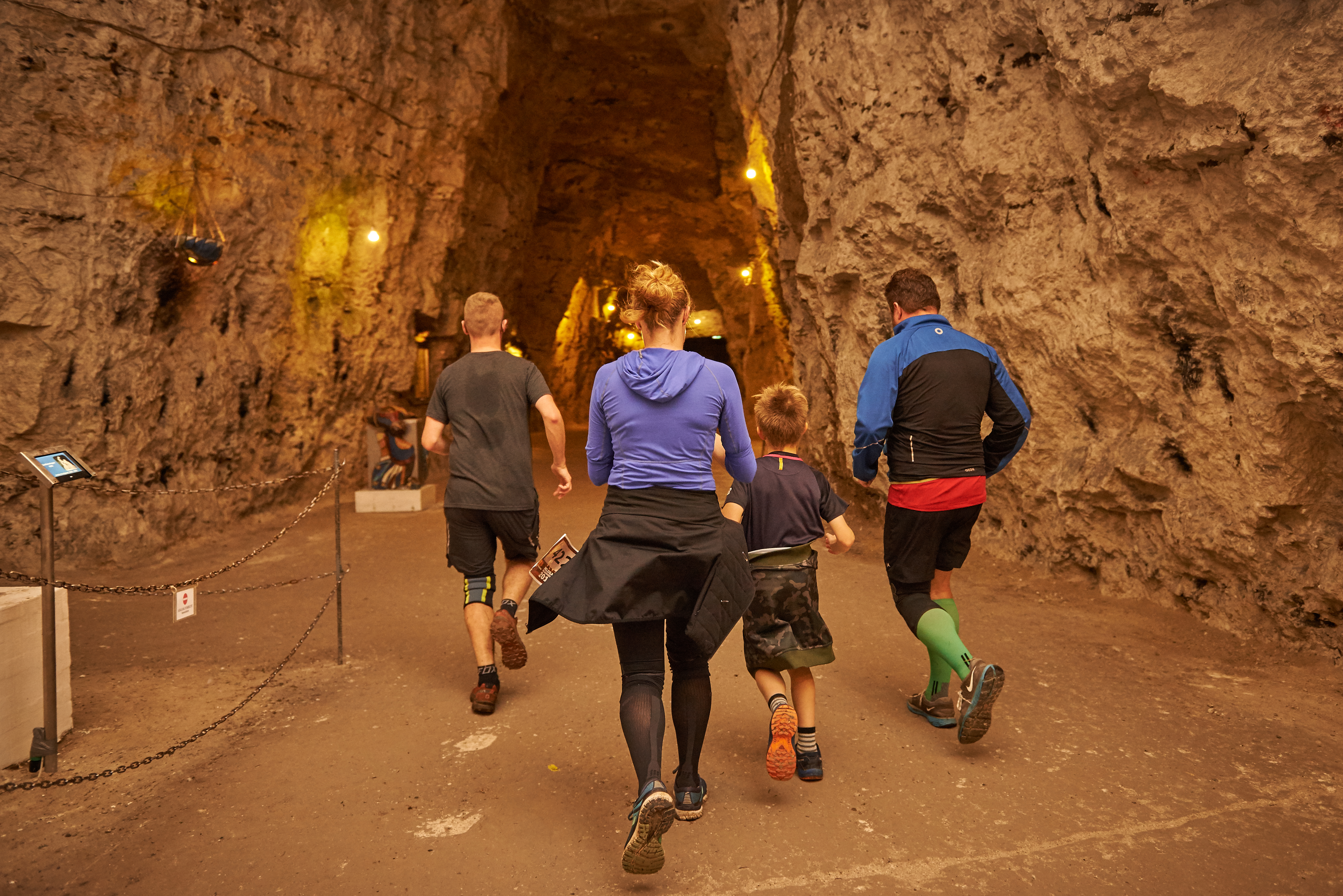 Kalkmineløb i Thingbæk kalkminer