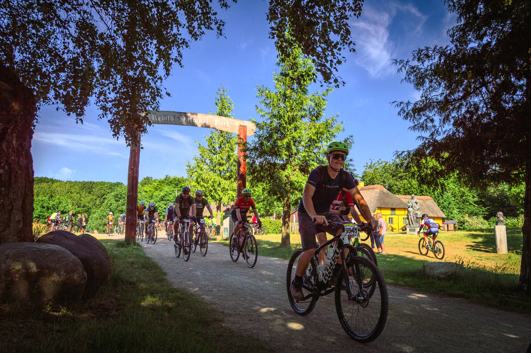 Deltagere ved start til DGI Hærvejsløbet